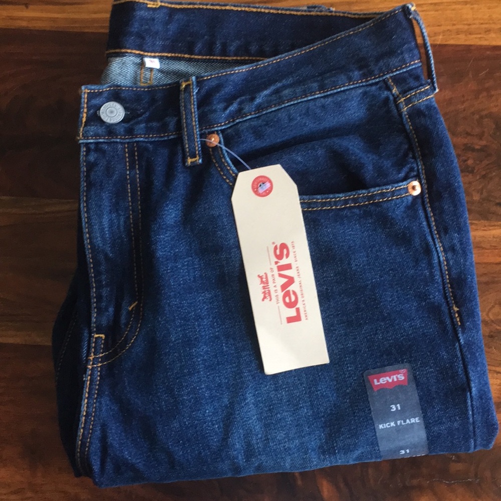 Levi’s kick flare jeans